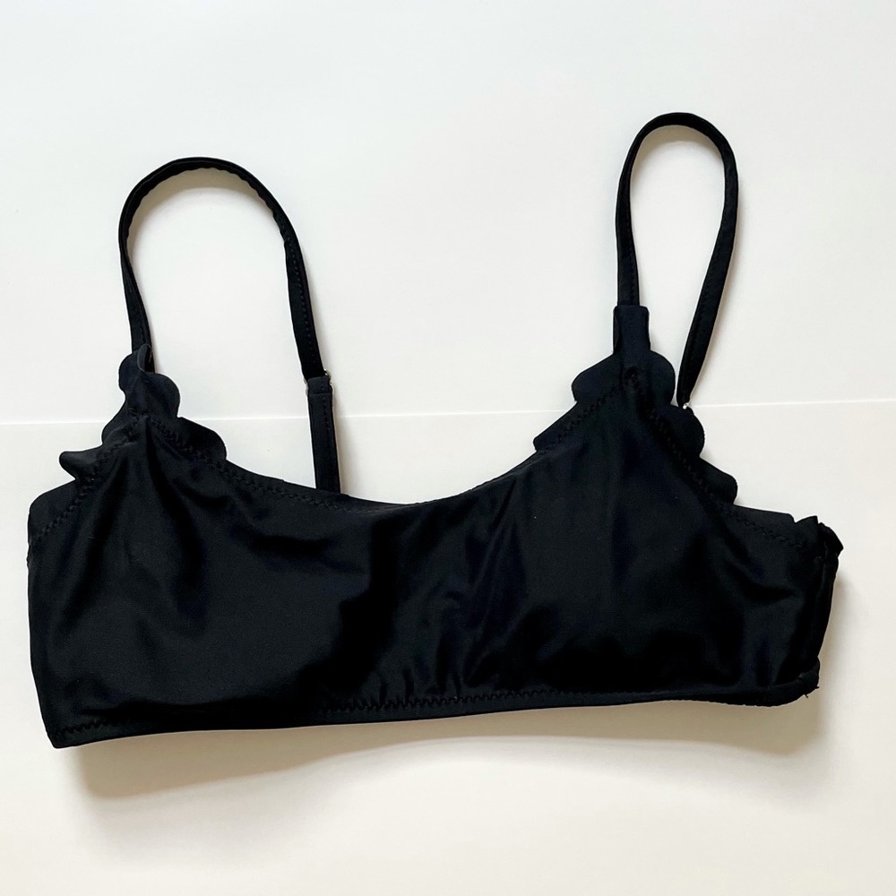 Black, small bathing suit top
